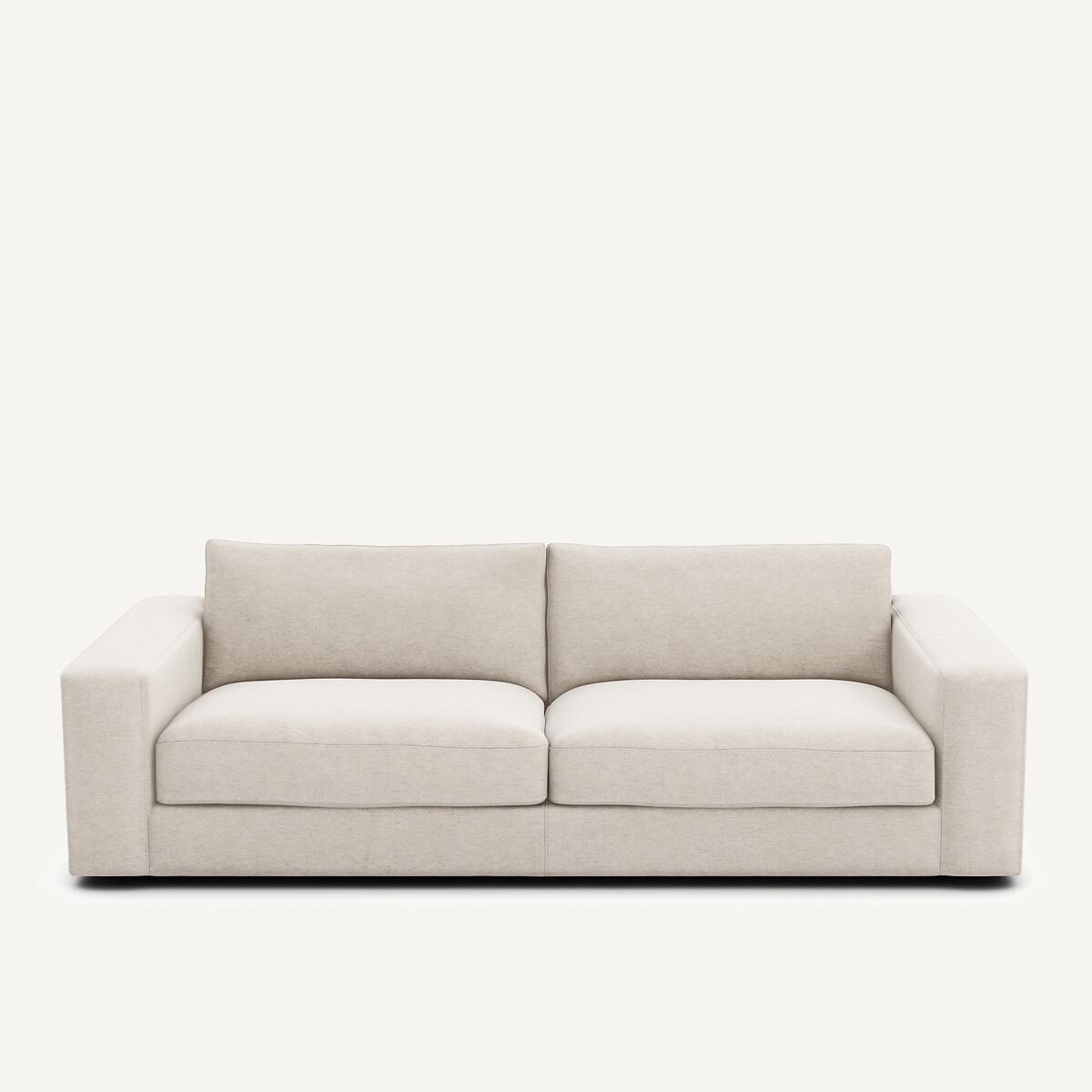 3- oder 4-Sitzer-Sofa, aus meliertem Canvas, SKANDER elfenbein, AM.PM