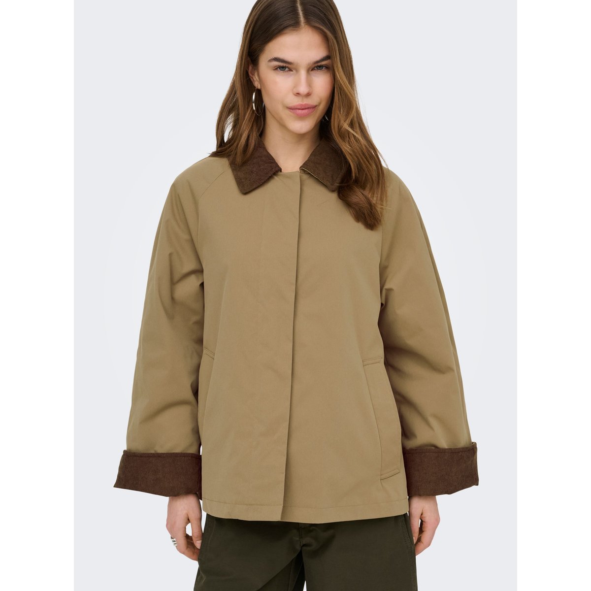 Veste En Corduroy otter, ONLY