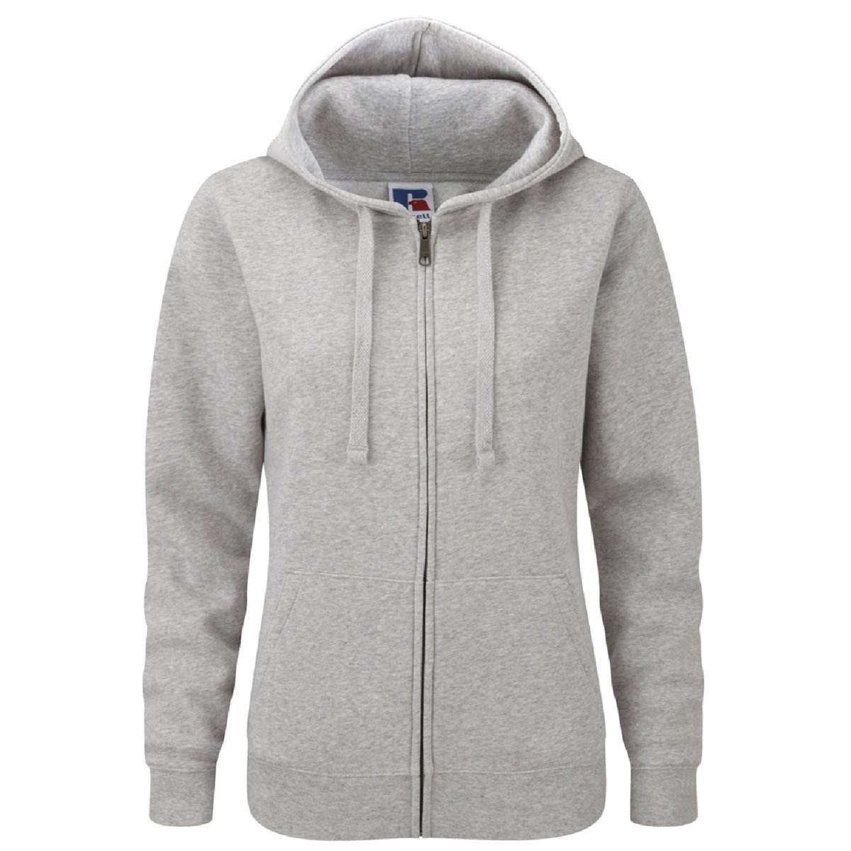 Veste à capuche AUTHENTIC gris clair, RUSSELL
