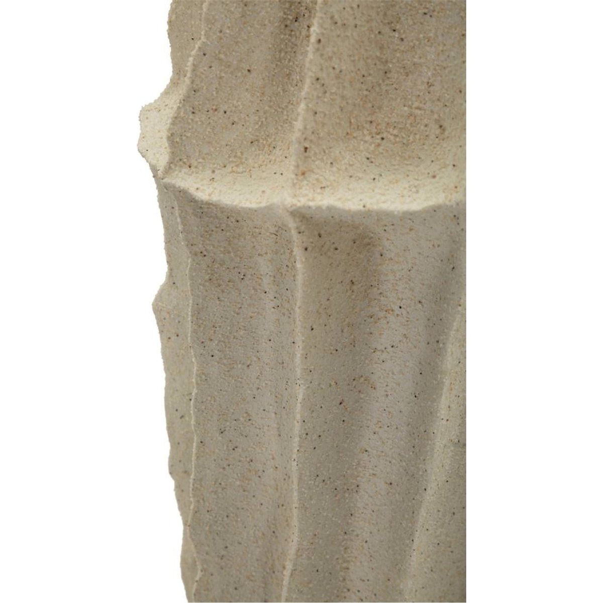 Vase facetté style japonais MODERN sable, RECOLLECTION