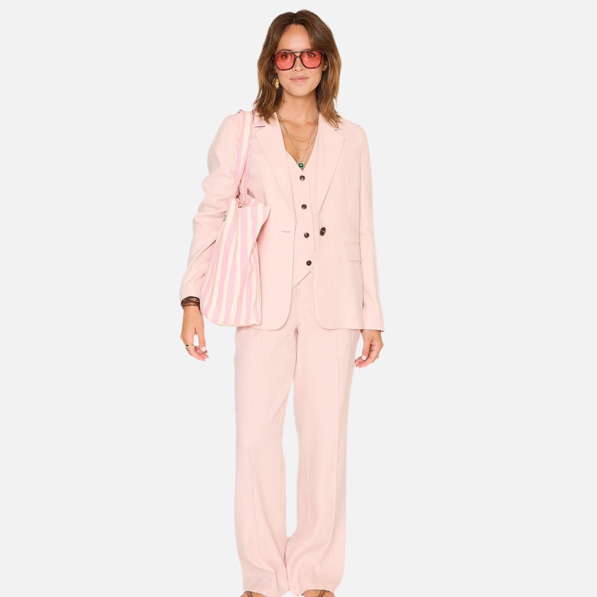Veste VIBIA rose poudré, MKT STUDIO