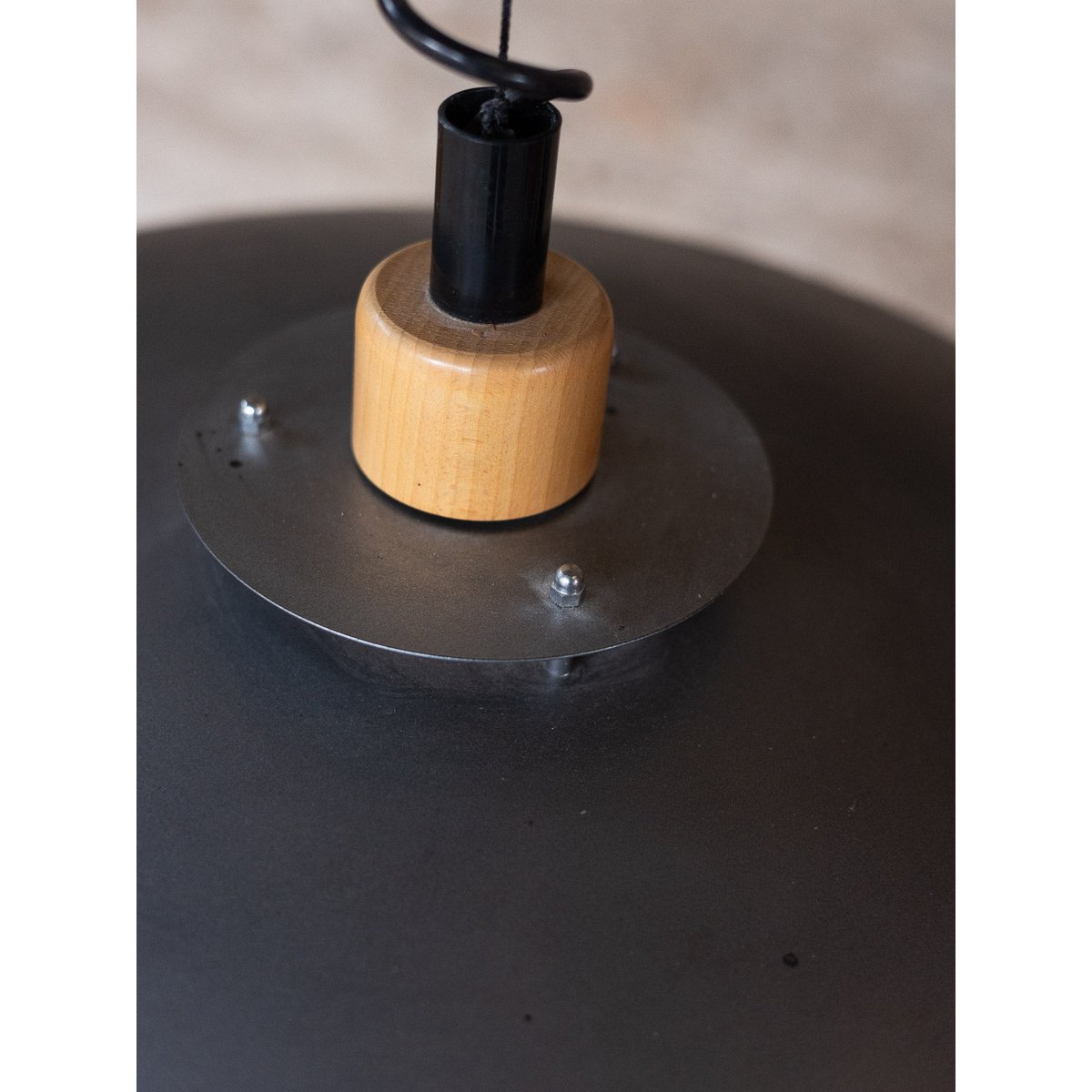 Suspension contemporaine Sonia N°321 - Bon état gris, DEBONGOUT