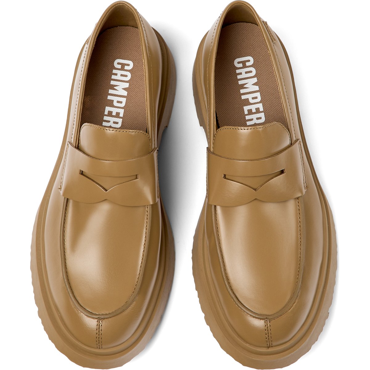 Mocassins Walden marron moyen, CAMPER