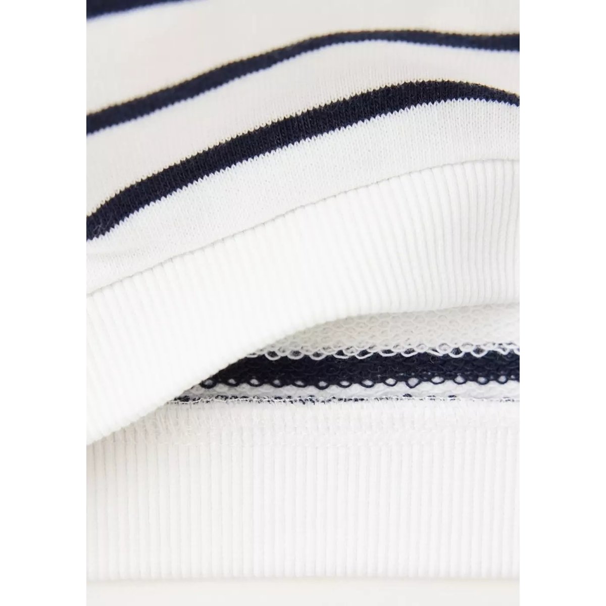 Sweat-shirt coton rayures bleu marine, MANGO BABY