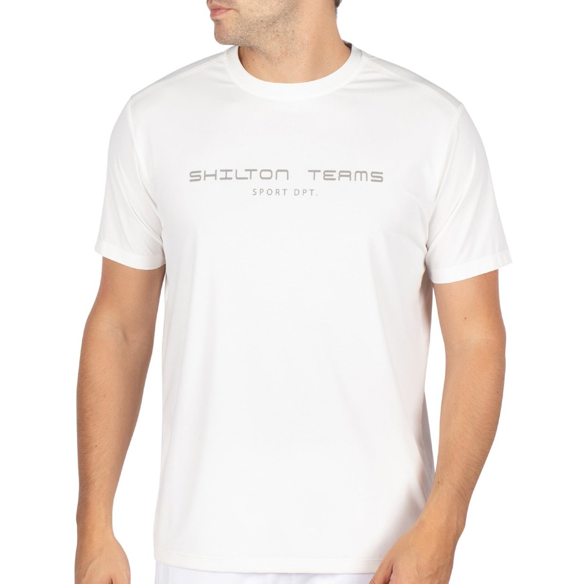 T-shirt de sport blanc, SHILTON