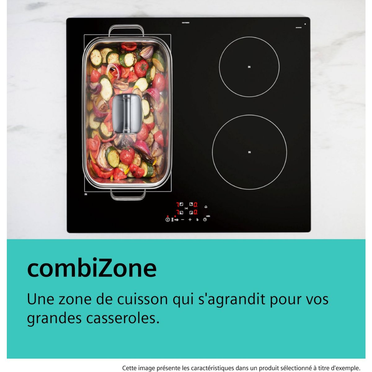 Plaque induction ED61AHSC1E Noir Mat couleur unique, SIEMENS