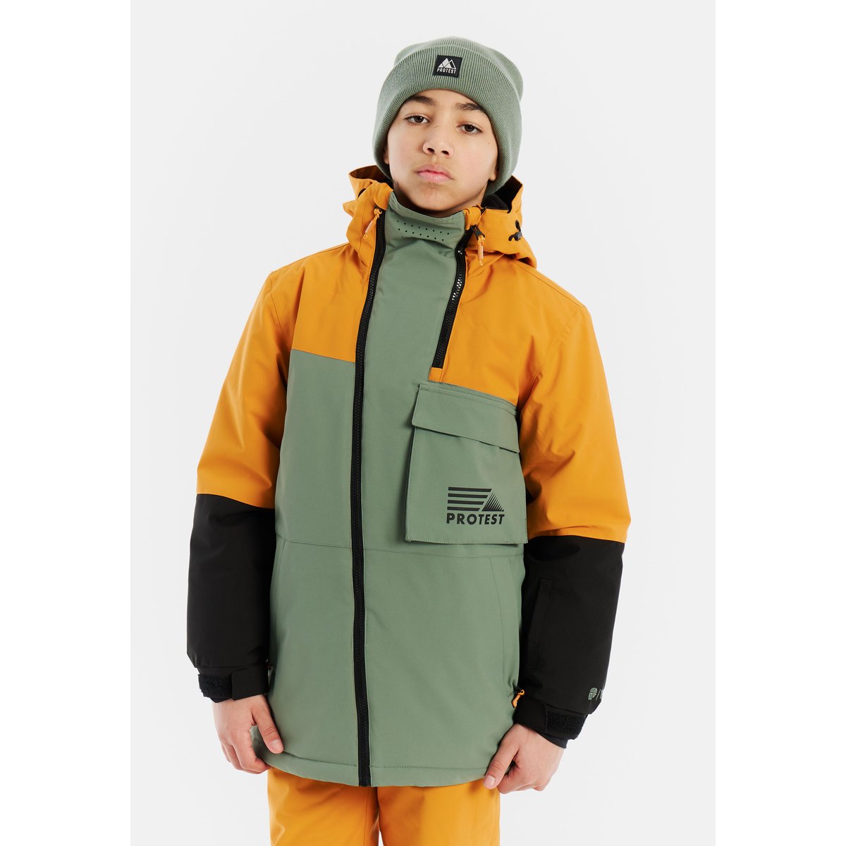 Veste de ski et de snowboard PRTTRAX JR aspen green, PROTEST