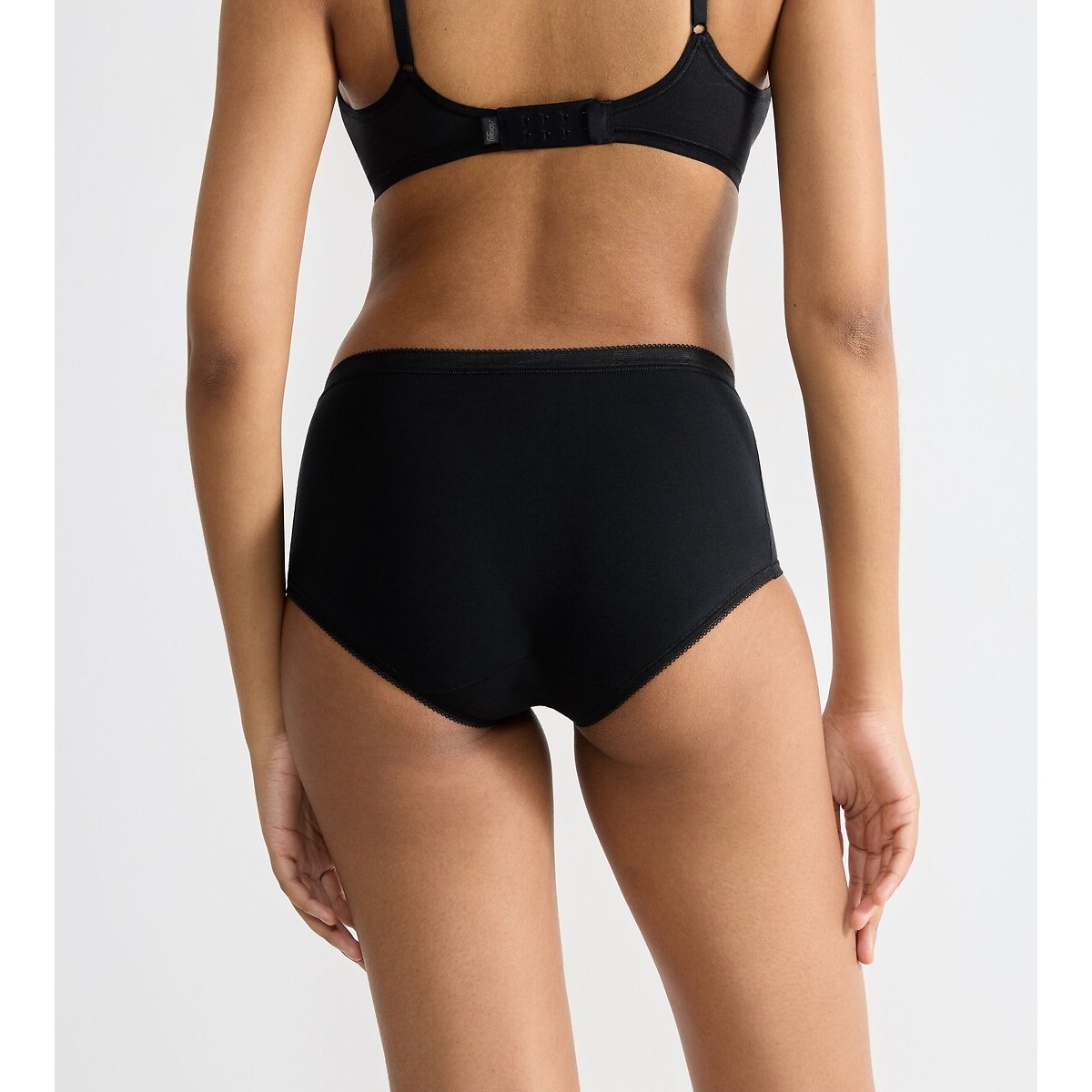 Cuecas médias Sloggi Basic (lote 3+1 grátis) preto , SLOGGI