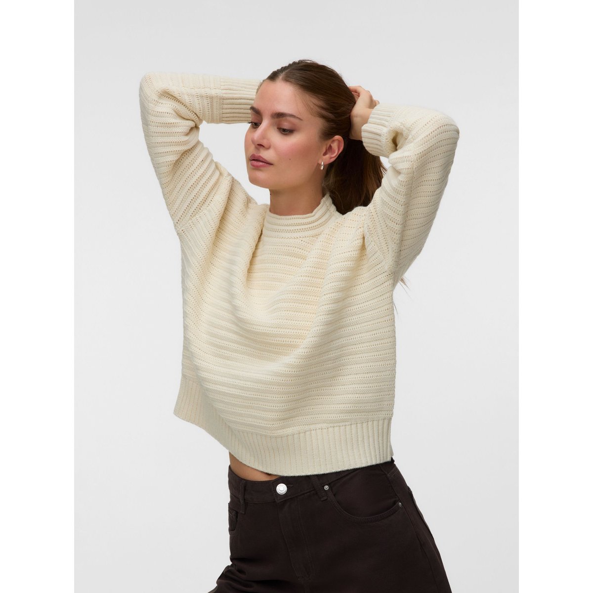Pull En Maille birch, VERO MODA