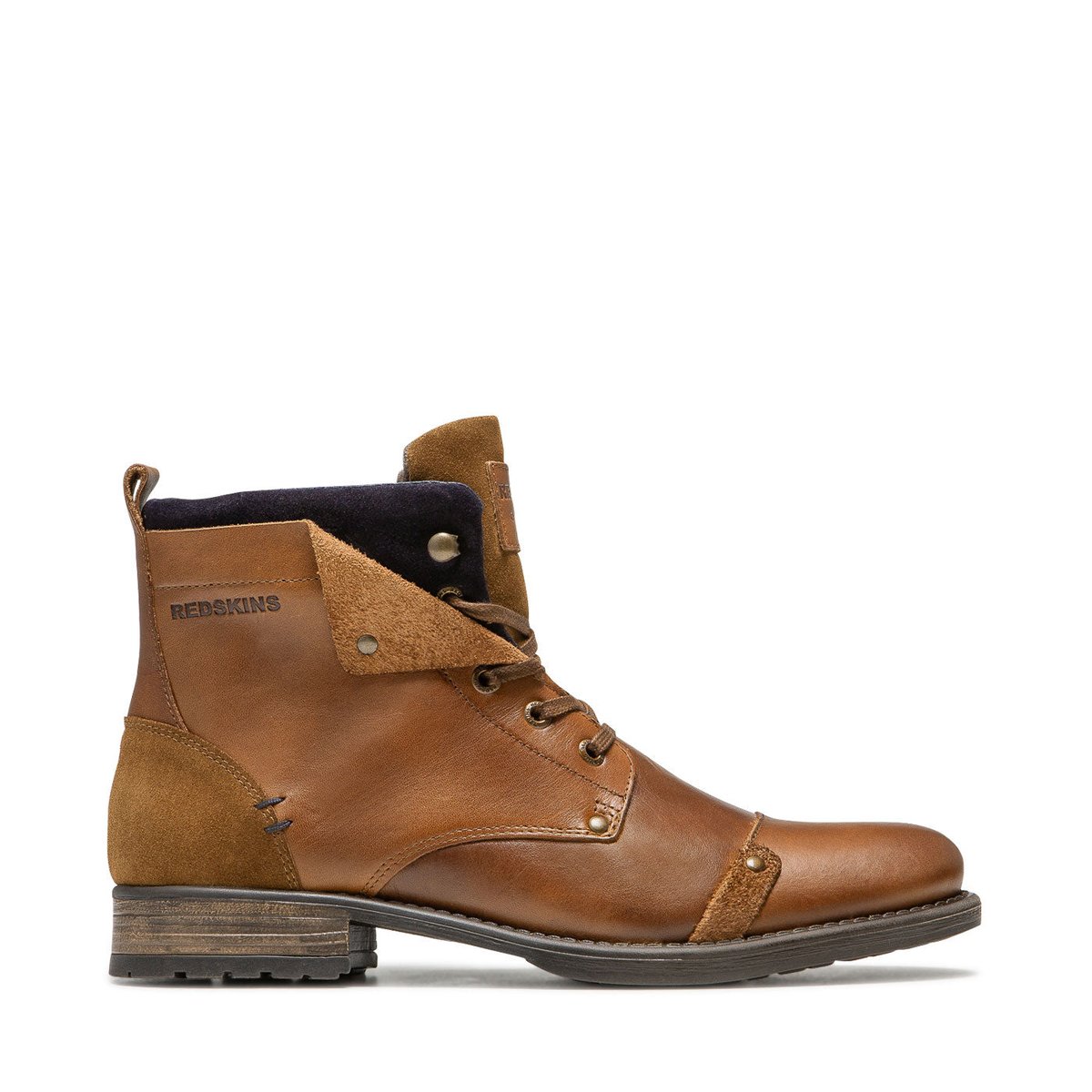 YEDOS NOIR cognac+marine, REDSKINS