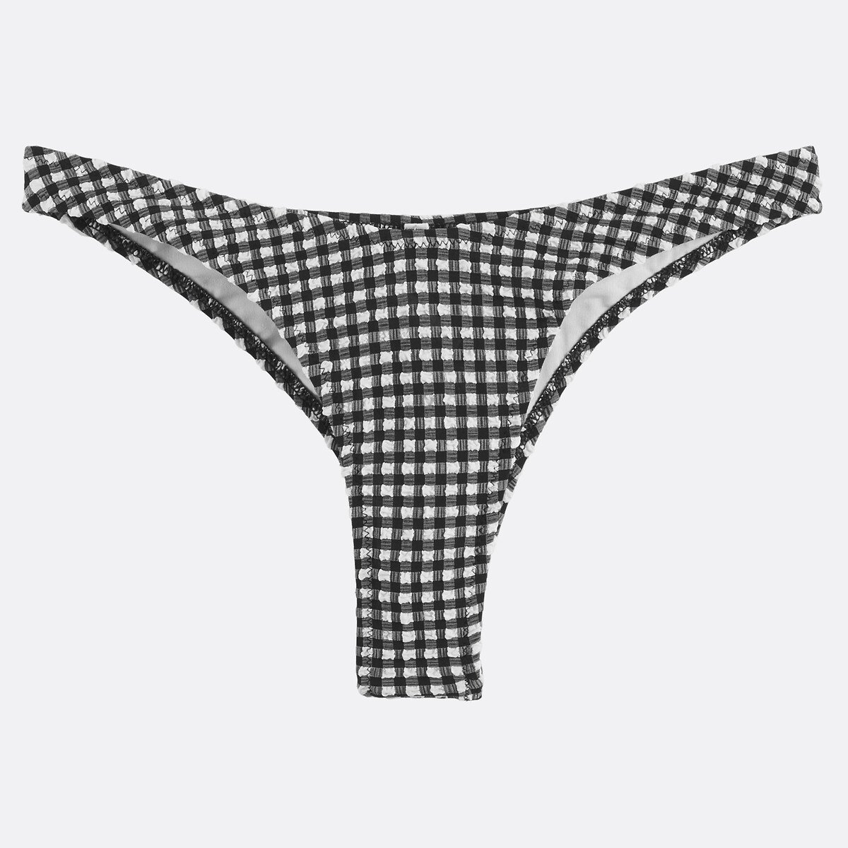 Bas de maillot de bain vichy, tanga, Signature JOHANE vichy noir/blanc, LA REDOUTE COLLECTIONS