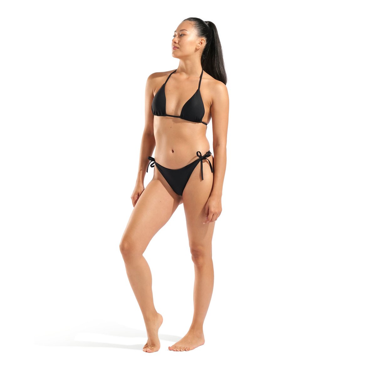 Maillot de bain 2 pièces triangle pour femme arena Essentials black, ARENA