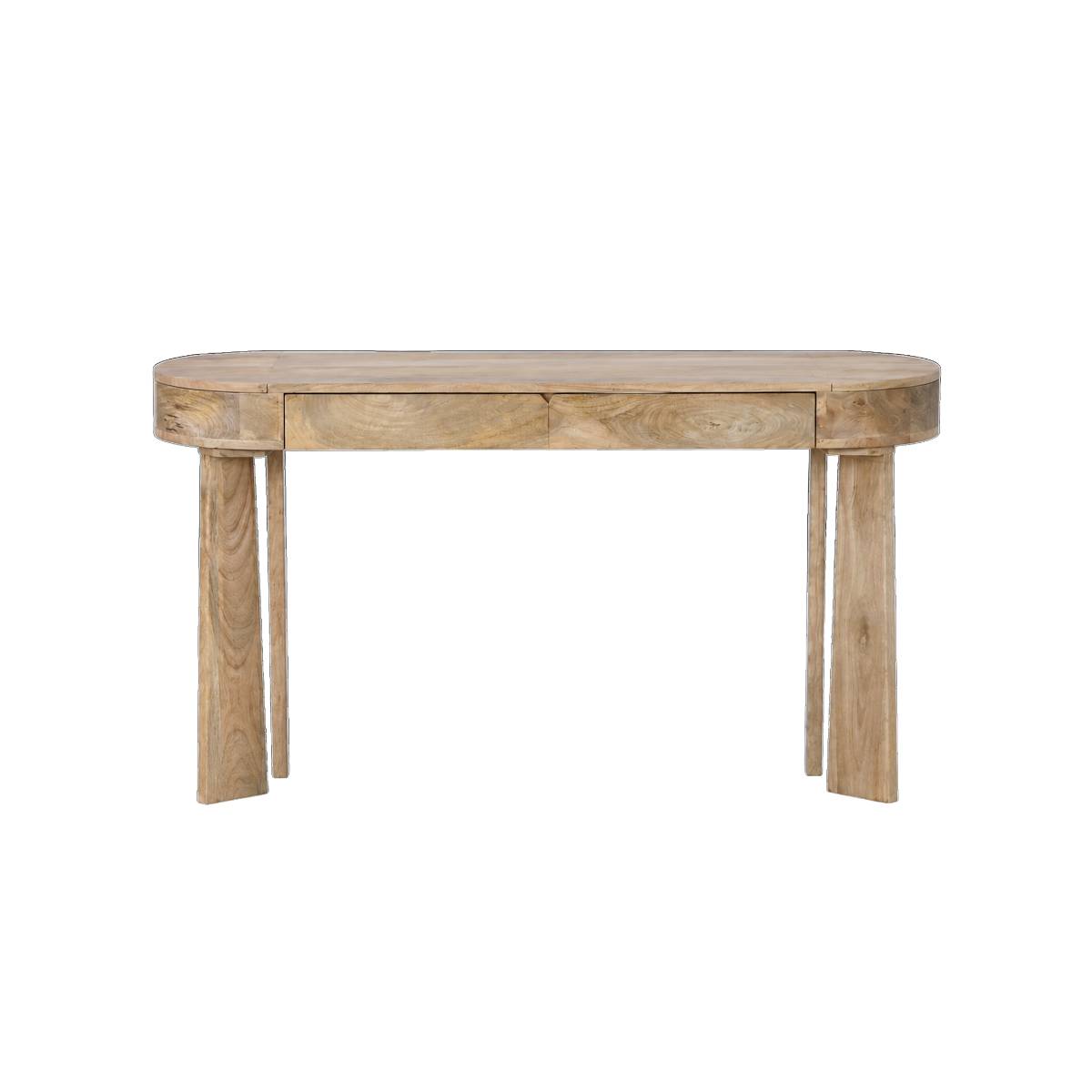 Console en bois de manguier LUMEYA bois clair, MADE IN MEUBLES