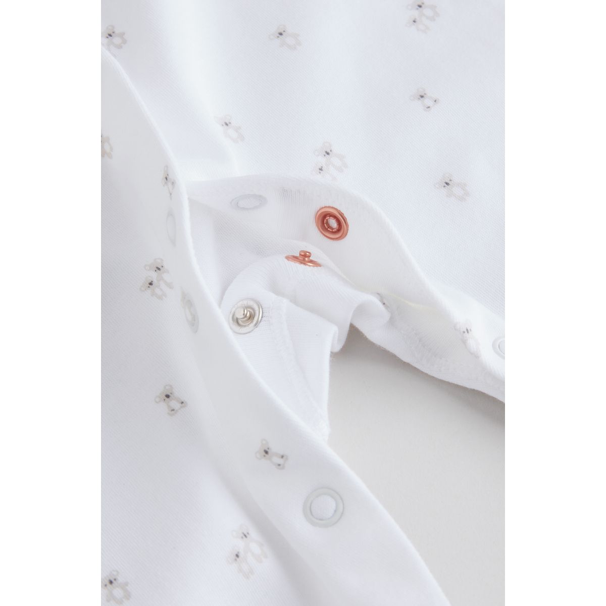 Dors-bien à boutons-pression, lot de 4 blanc, NEXT