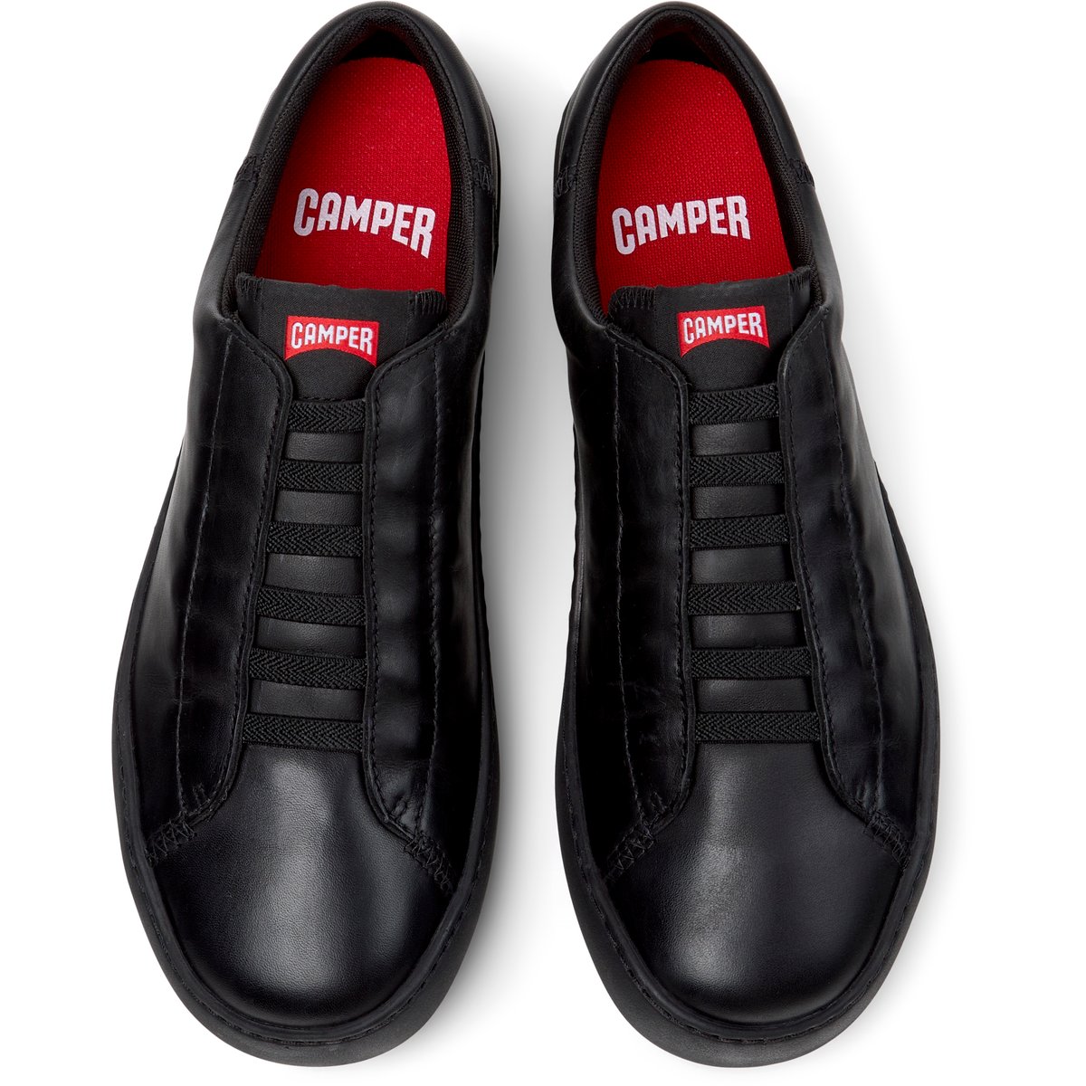 Baskets Peu Touring Smooth Leather noir, CAMPER