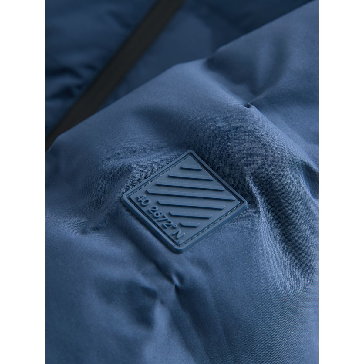Veste à capuche semi-épaisse imperméable bleu marine, NEXT