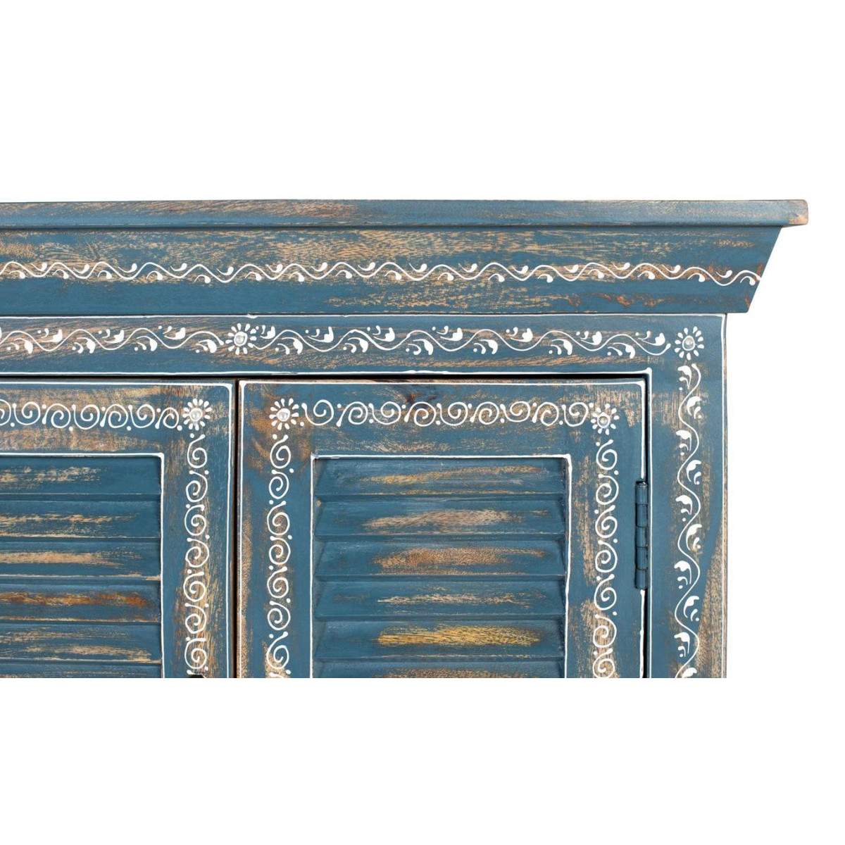 Buffet bleu, DECORATION D’AUTREFOIS