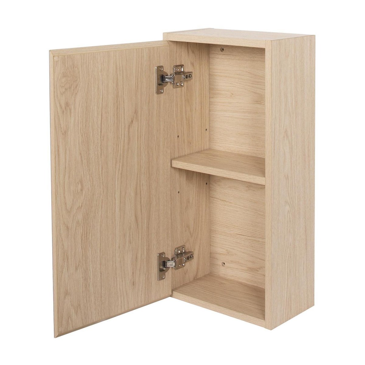 Armoire de toilette d'angle avec miroir WILL décor chêne, MOB IN