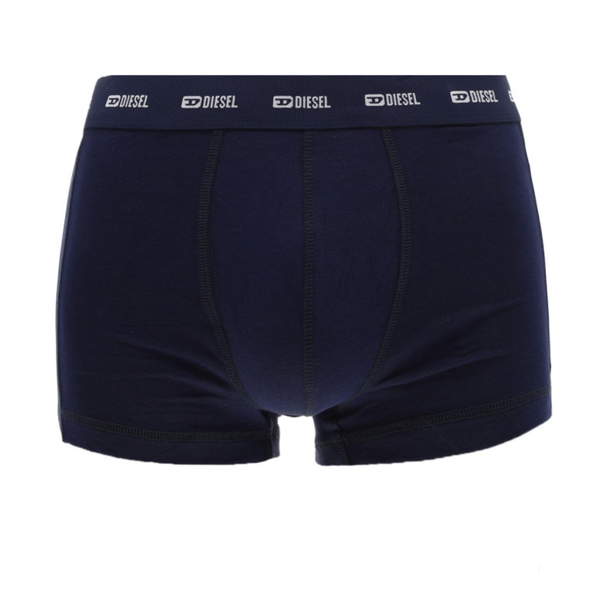 Lot de 3 boxers en coton marine et noir unis avec un imprimé camouflage marine et noir, DIESEL