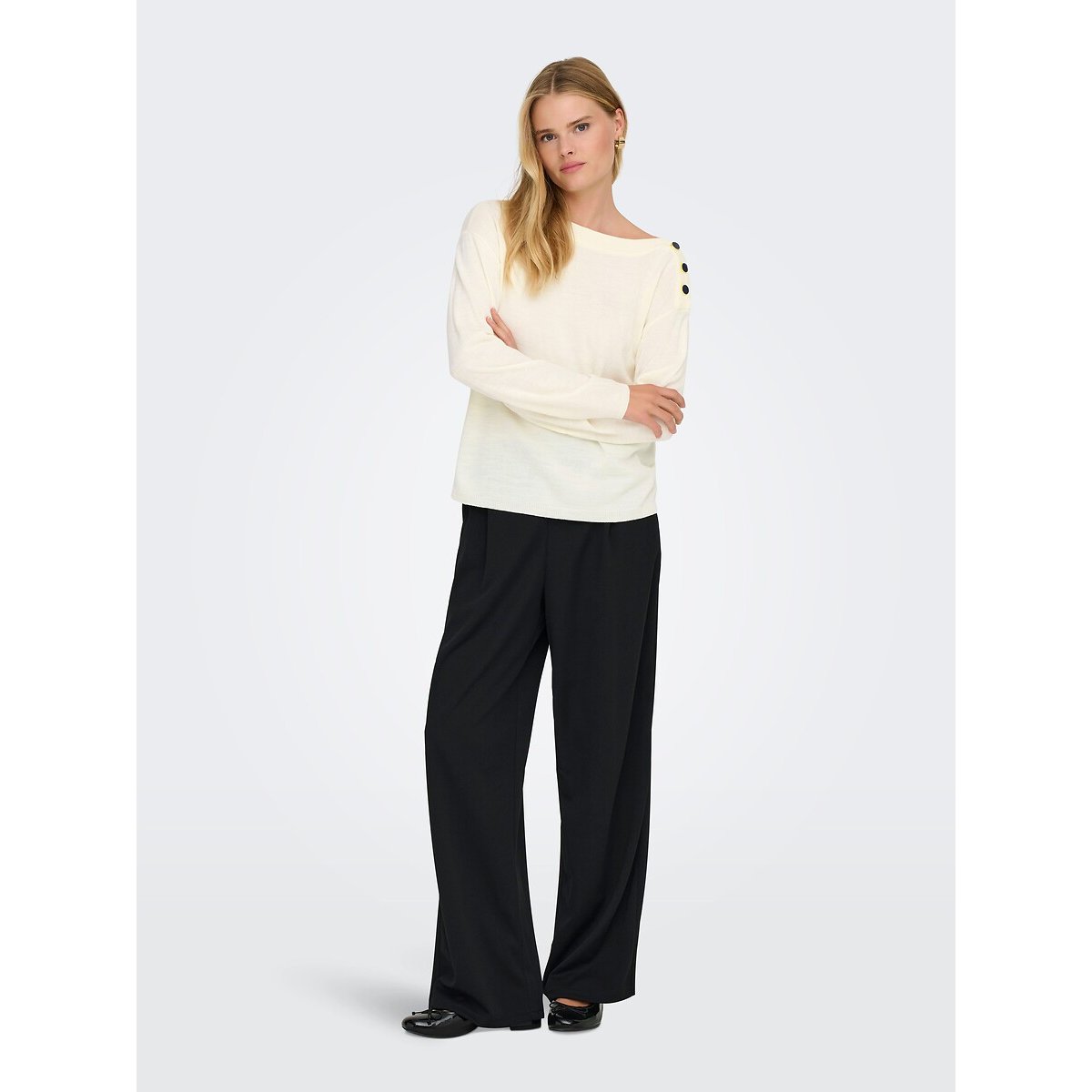 Maglione girocollo ecru , JDY