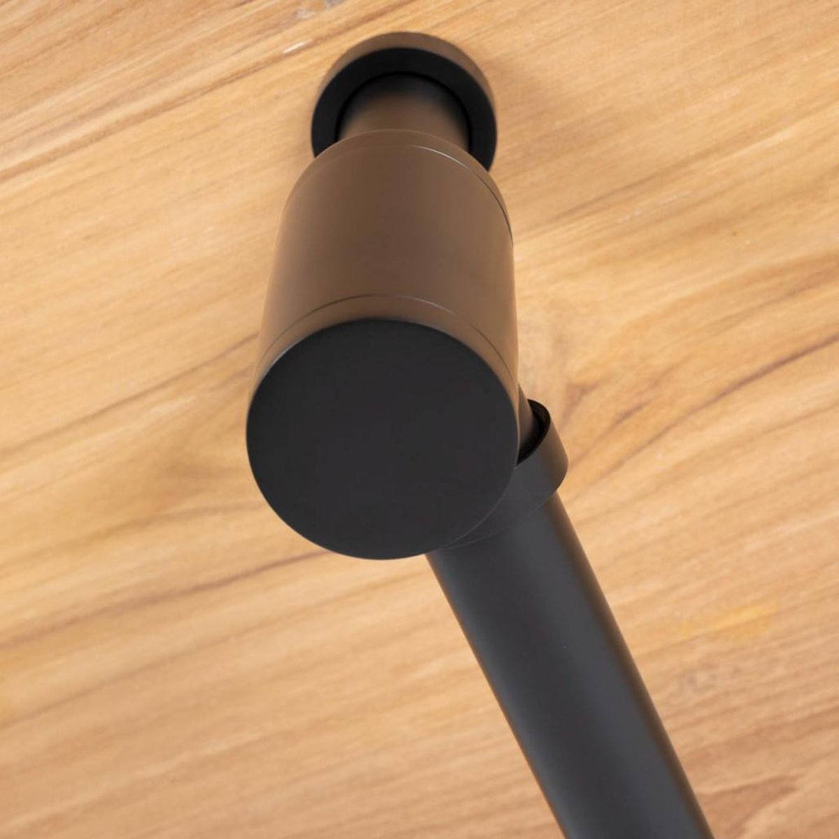 Siphon rond cylindrique noir, WANDA COLLECTION