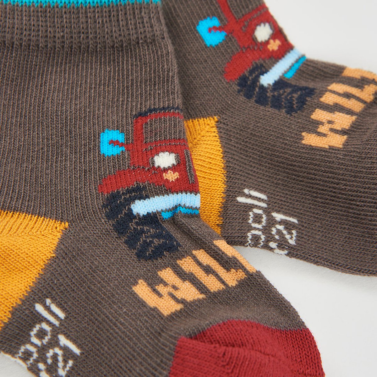 Lot chaussettes imprimées Wild Road garçon multicolore, BOBOLI