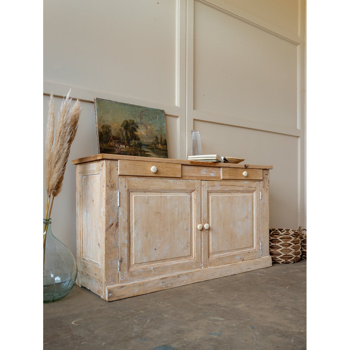 Buffet façon comptoir de magasin Gilbert N°1661 - Bon état beige, DEBONGOUT