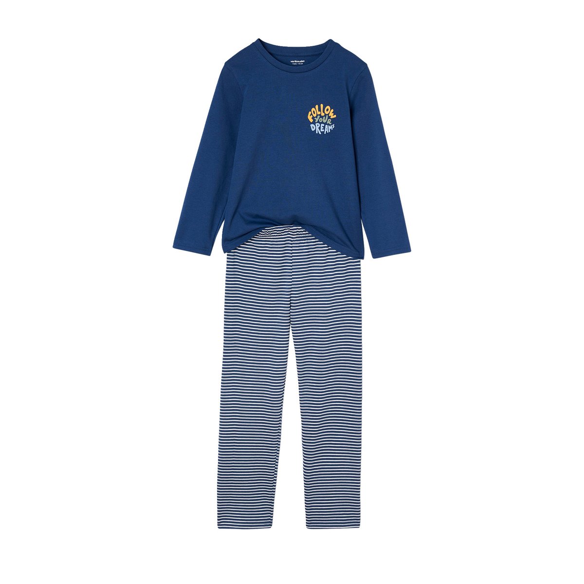 Lot de 3 Pyjamas Vélo Garçon bleu océan, VERTBAUDET