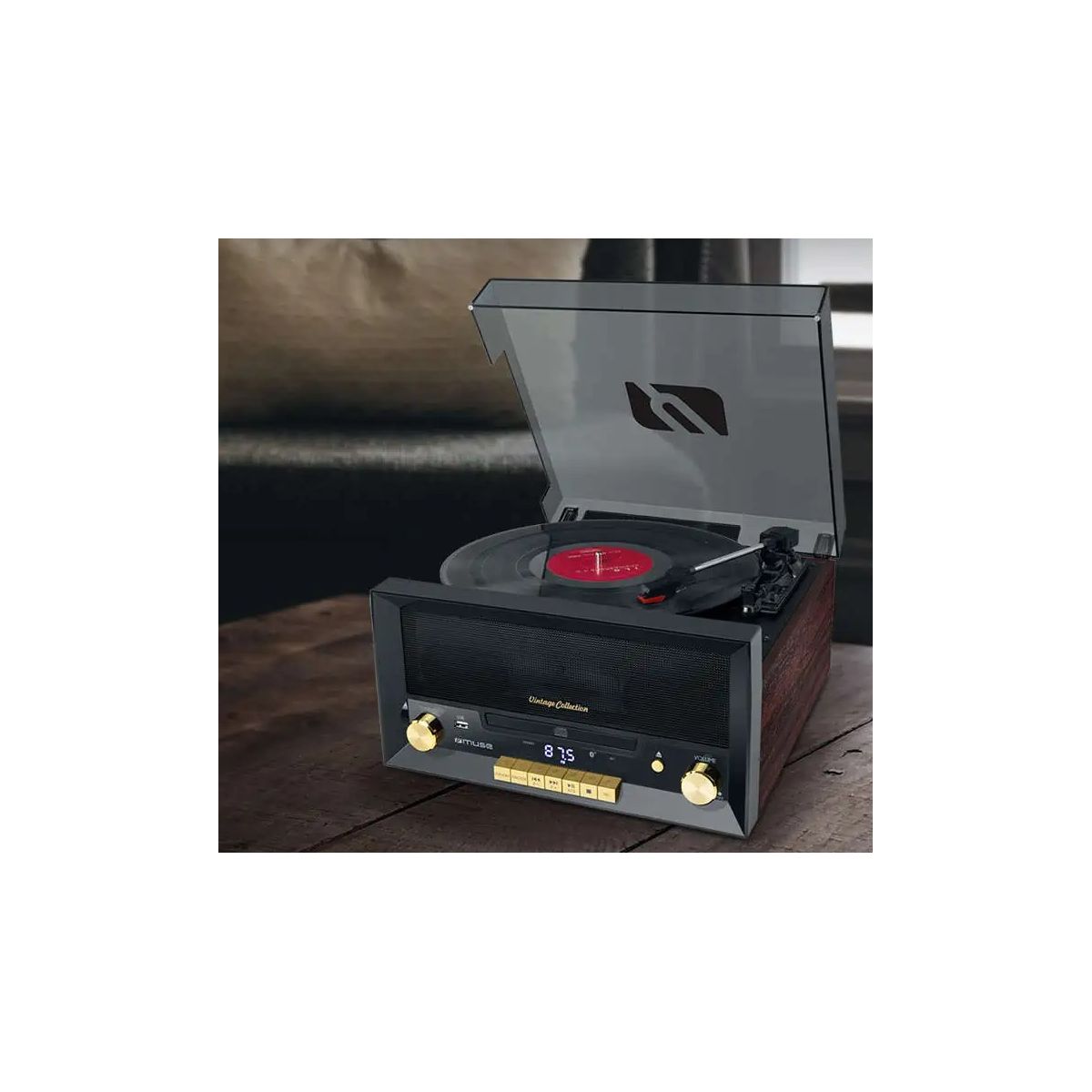 Platine vinyle MT-112 marron, MUSE