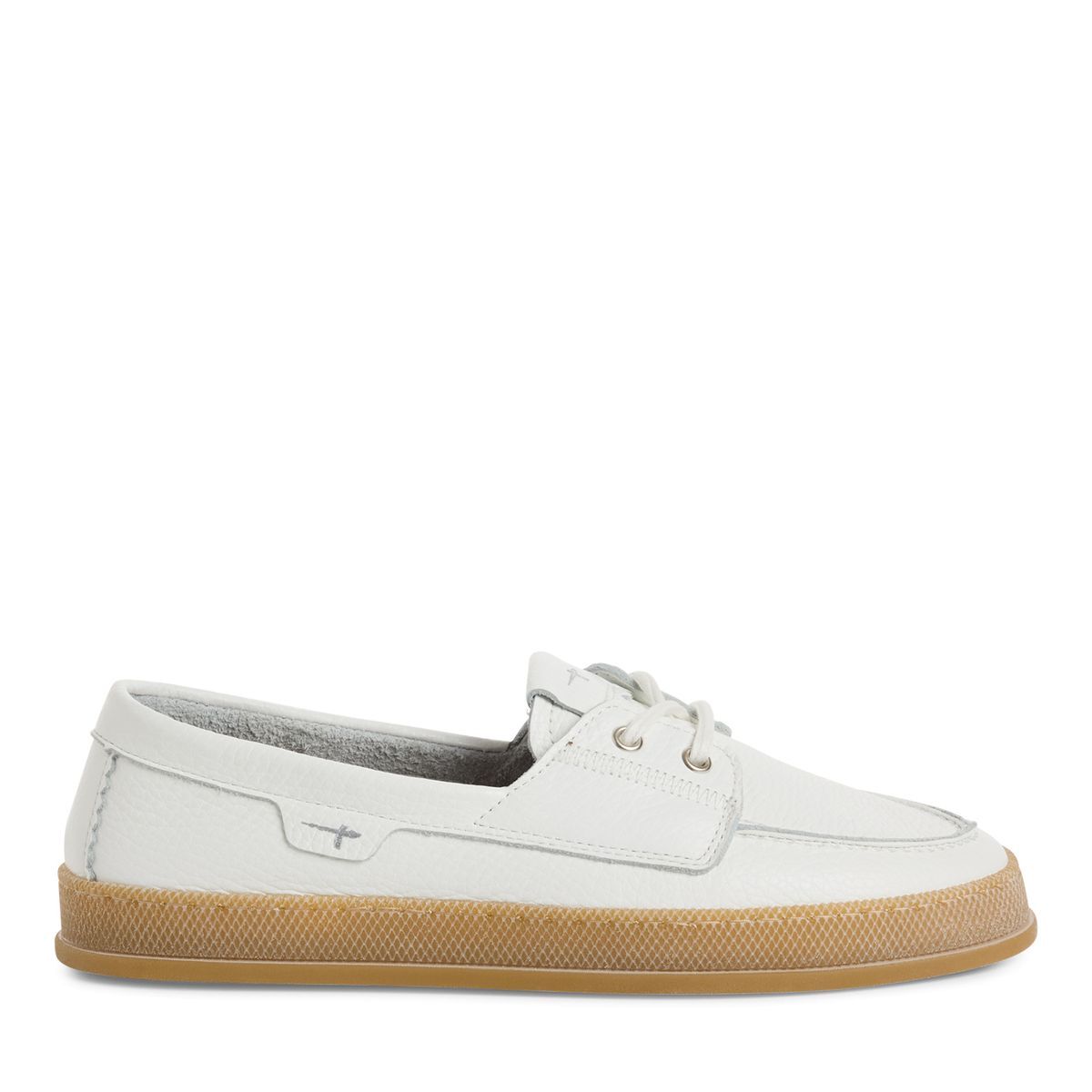 Mocassin en cuir blanc cuir, TAMARIS