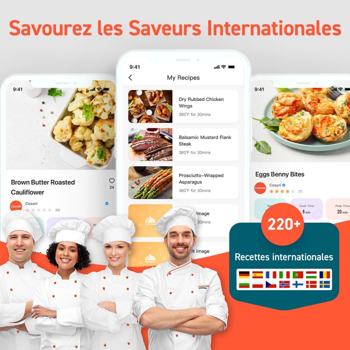Friteuse sans huile KOSP0027EUN Twinfry Chef Édition 10L couleur unique, COSORI