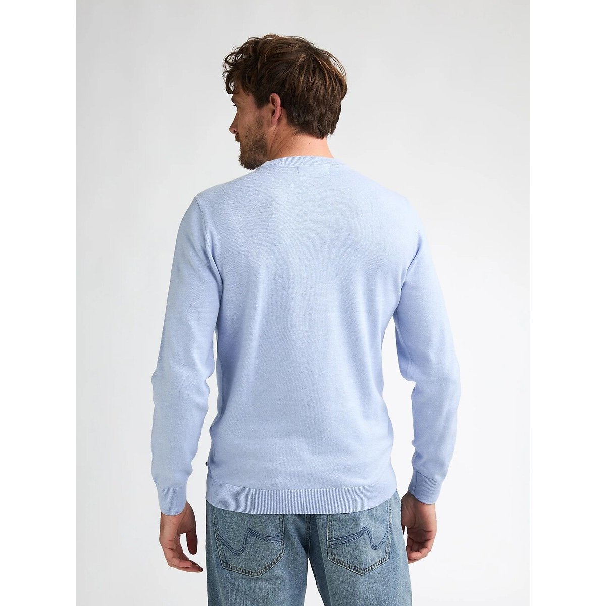Maglione girocollo blu marino, PETROL INDUSTRIES