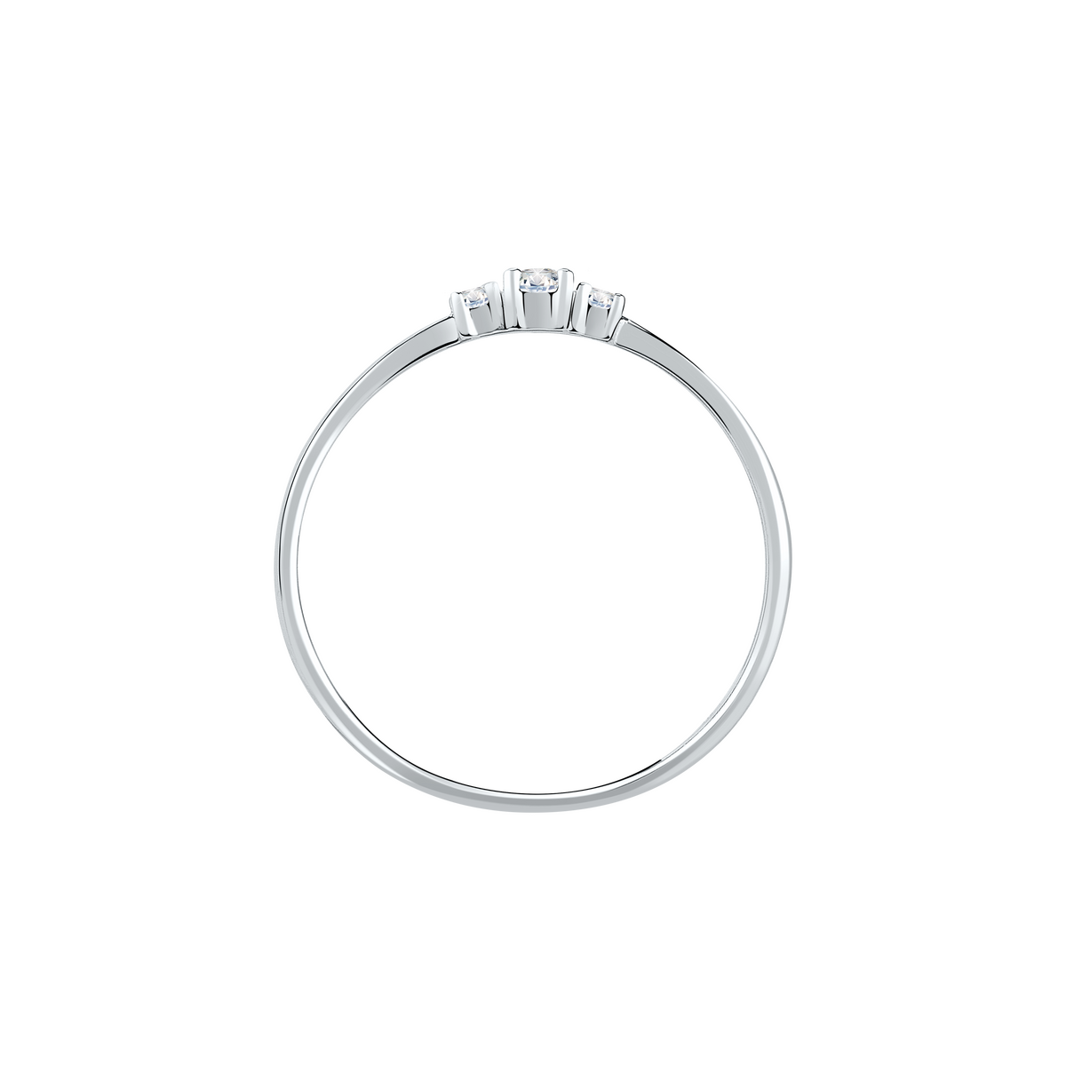 Bague en or blanc 375 B-CLASSIC argent, BLUESPIRIT
