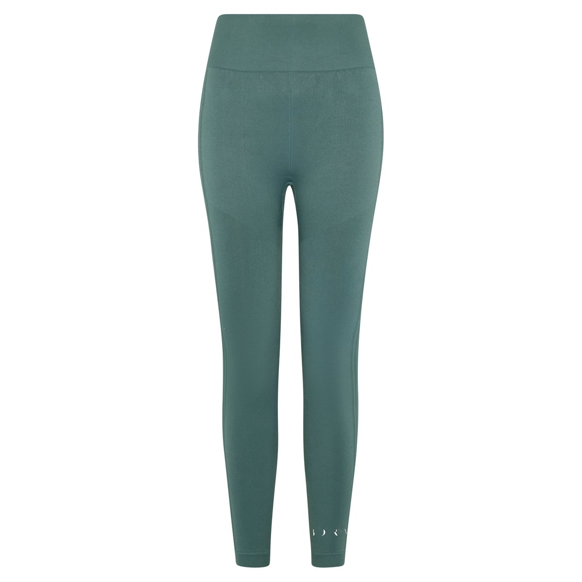 Legging de sport femme Zinara longueur 7/8 taille mi-haute bleu sarcelle, BORN