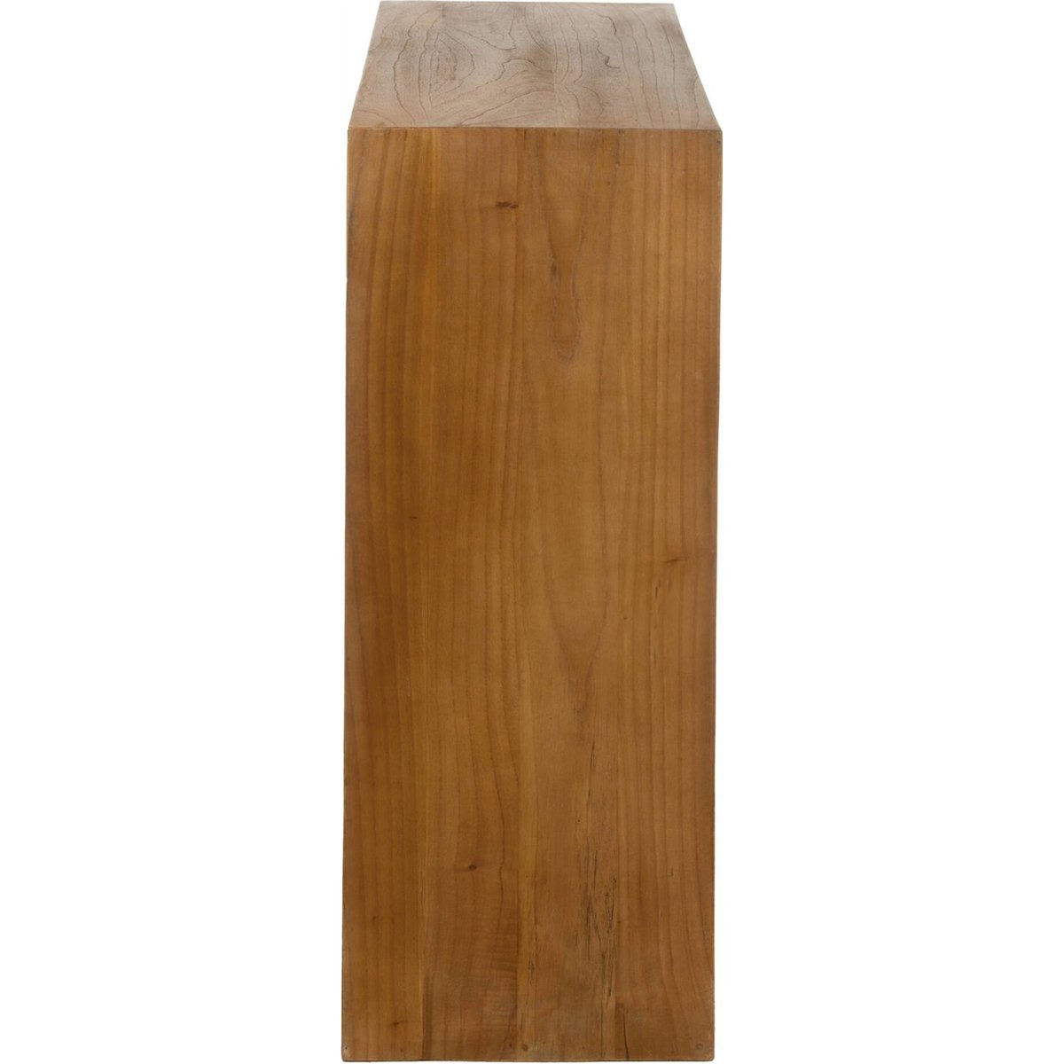 Étagère murale cube en bois, Lot de 2 marron bois, RECOLLECTION