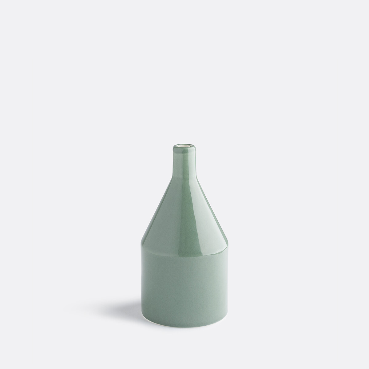 Vase en céramique H21 cm, Mirany vert eucalyptus, LA REDOUTE INTERIEURS