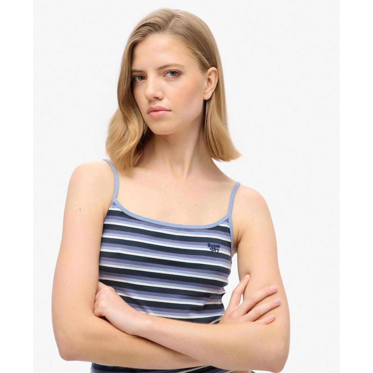 Caraco Athletic Essentials rayé bleu marine éclipse, SUPERDRY