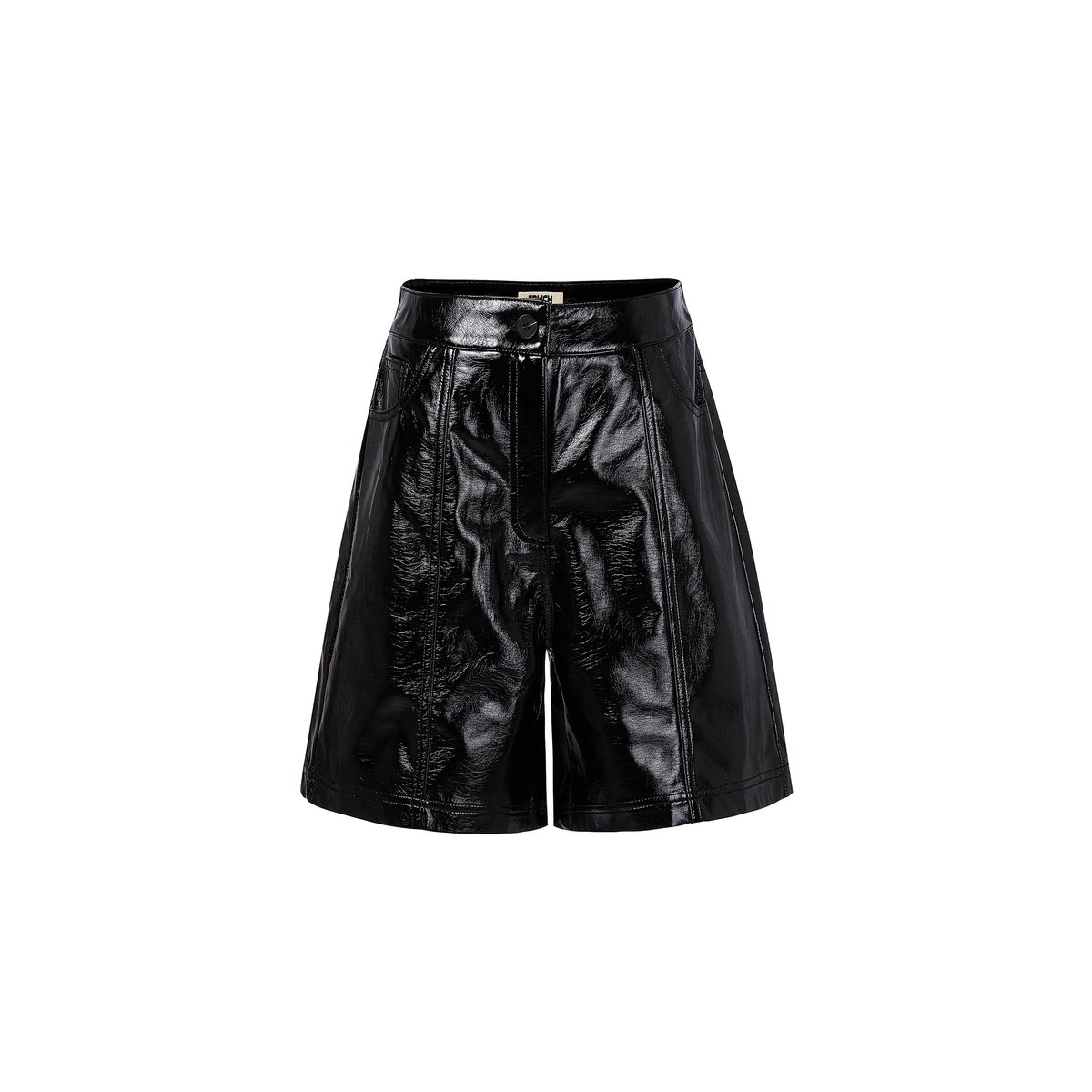 Bermuda en coton ORTIE noir, FRNCH