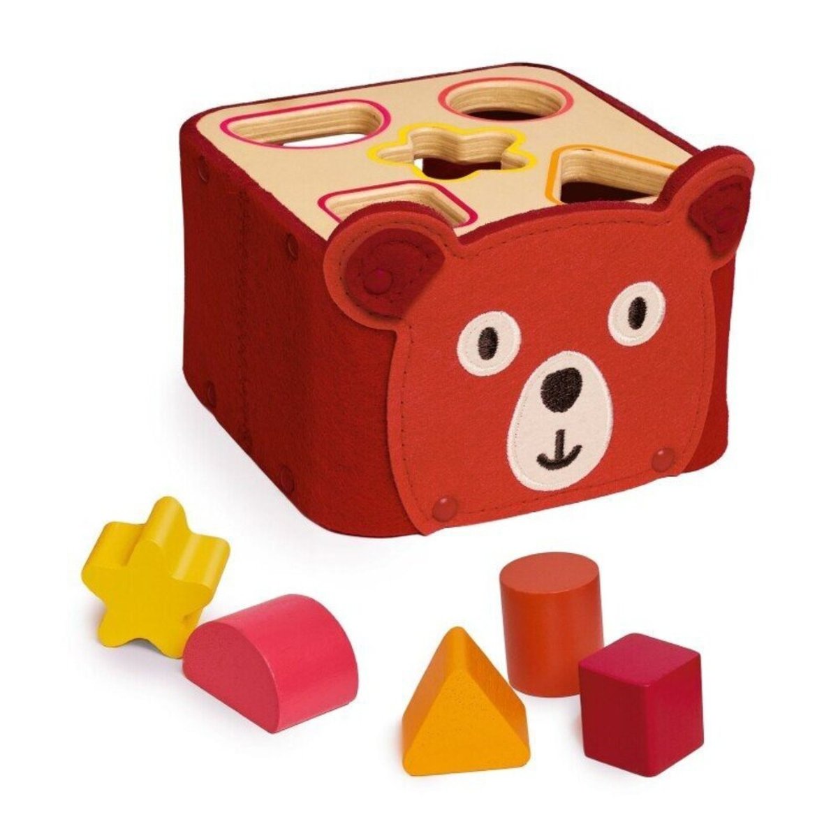 Boîte à formes Softi Shape couleur unique, DJECO