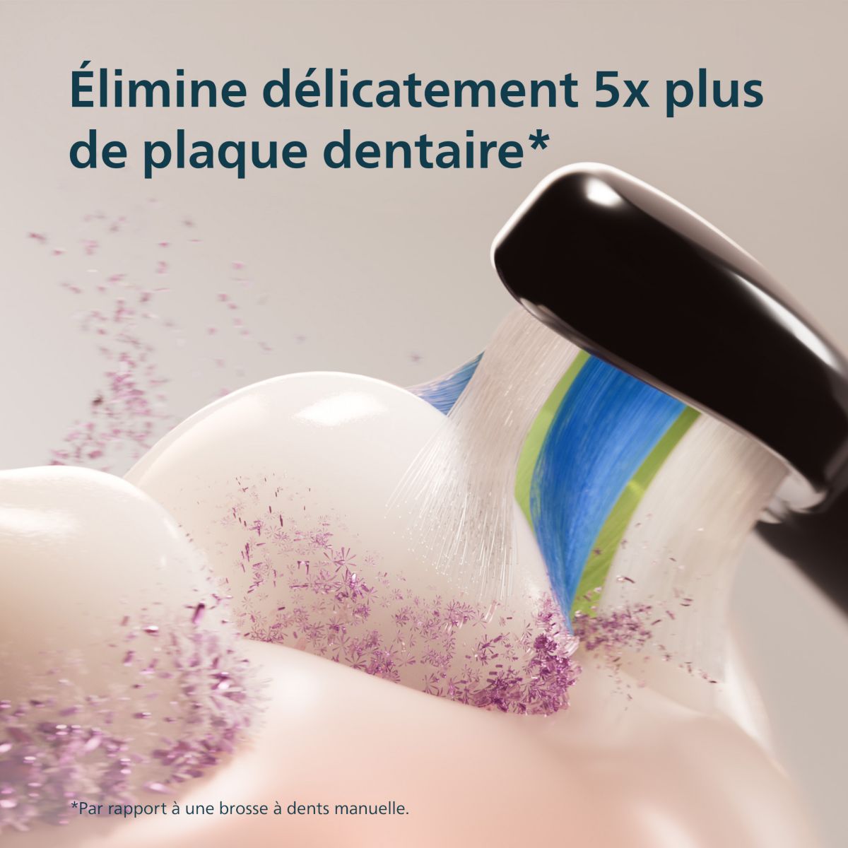 Brosse à dents électrique HX4042/52 Serie 4100 Noire couleur unique, PHILIPS