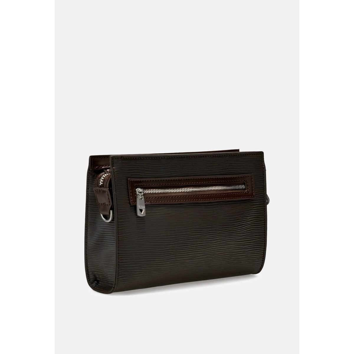 Sac Bandoulière Milano marron foncé, GUESS