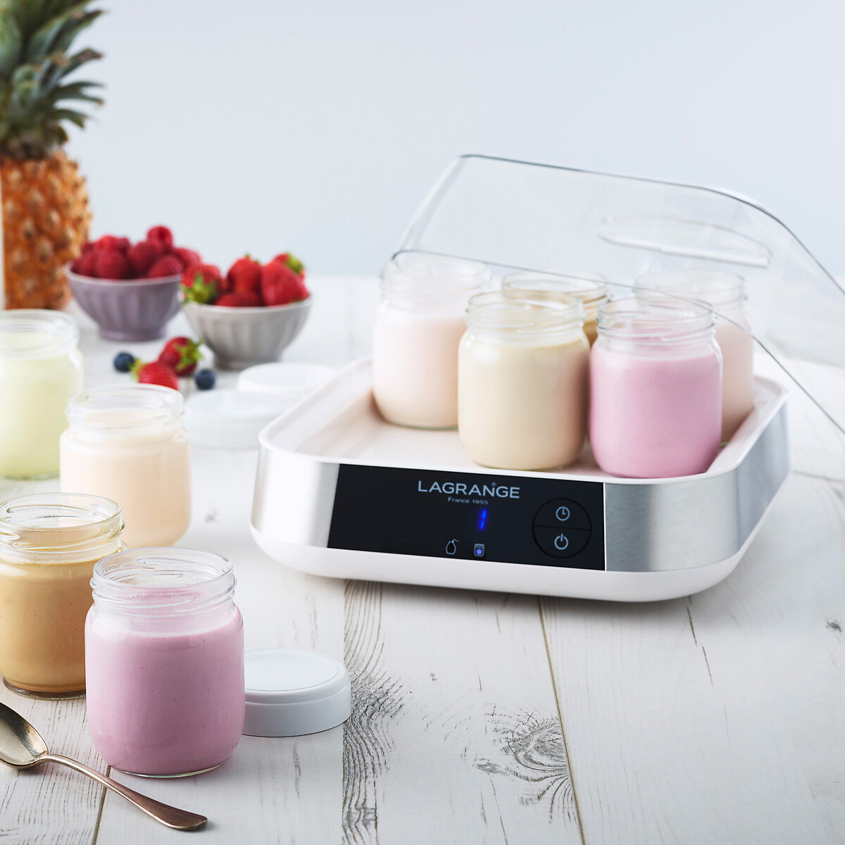 Yoghurtmaker Lijn met borstel 459 002 roestvrij, LAGRANGE