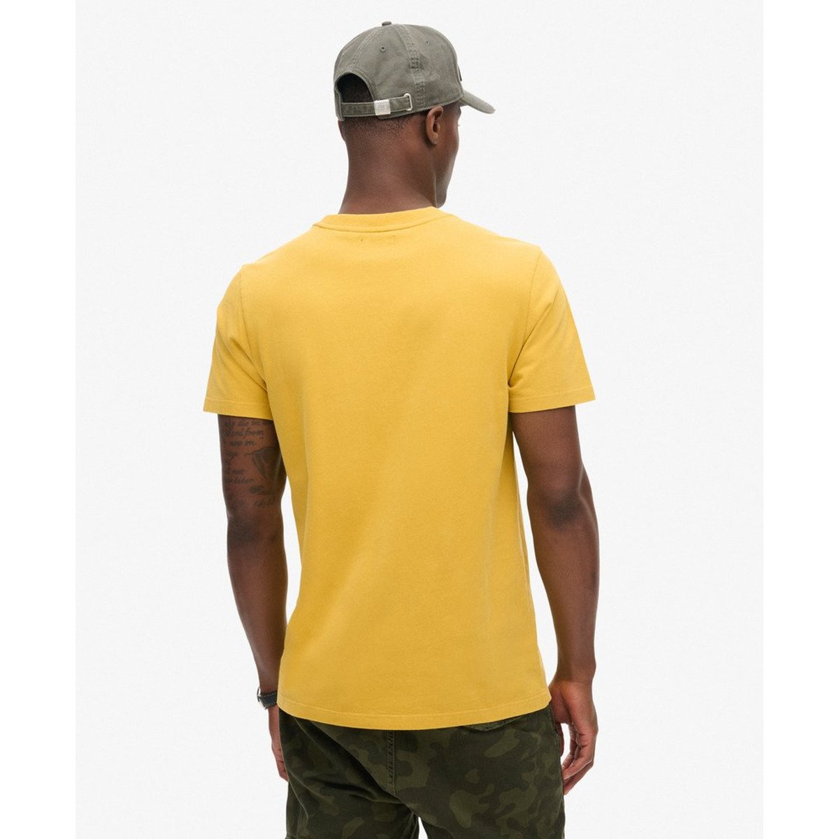 T-shirt à motif Tokyo jaune pétrole, SUPERDRY