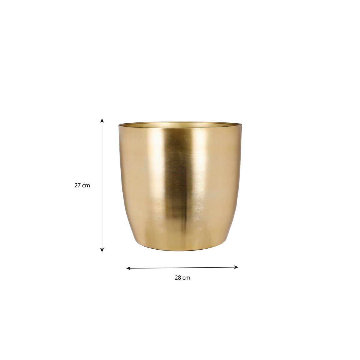Cache-pot Ø28 cm ALANO or, MICA DECORATIONS