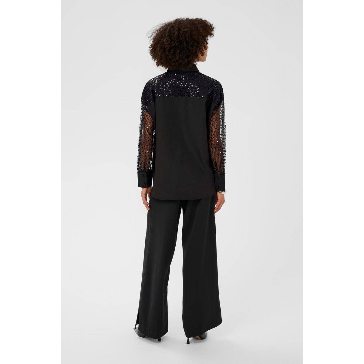 Chemise à manches longues noir, CULTURE