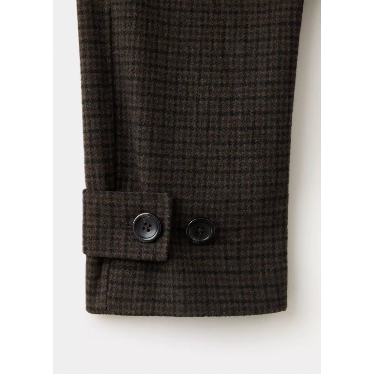 Manteau oversize en drap à carreaux chocolat, MANGO TEEN