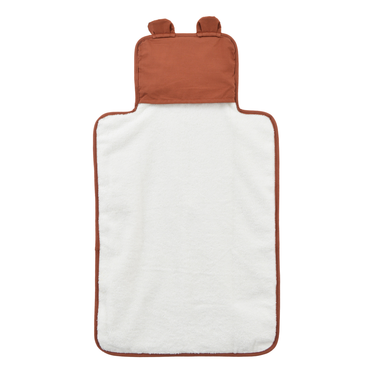 Tapis à langer de voyage coton bio OURSON tonka, LITTLE CREVETTE