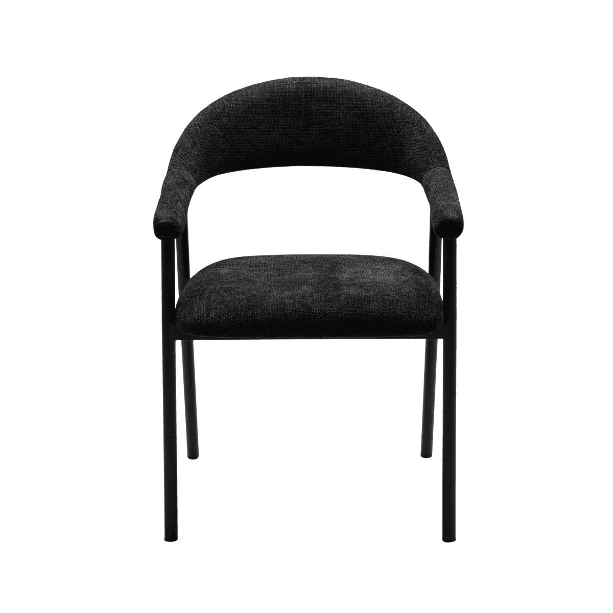 Lot de 2 chaises - AREN noir, CALICOSY