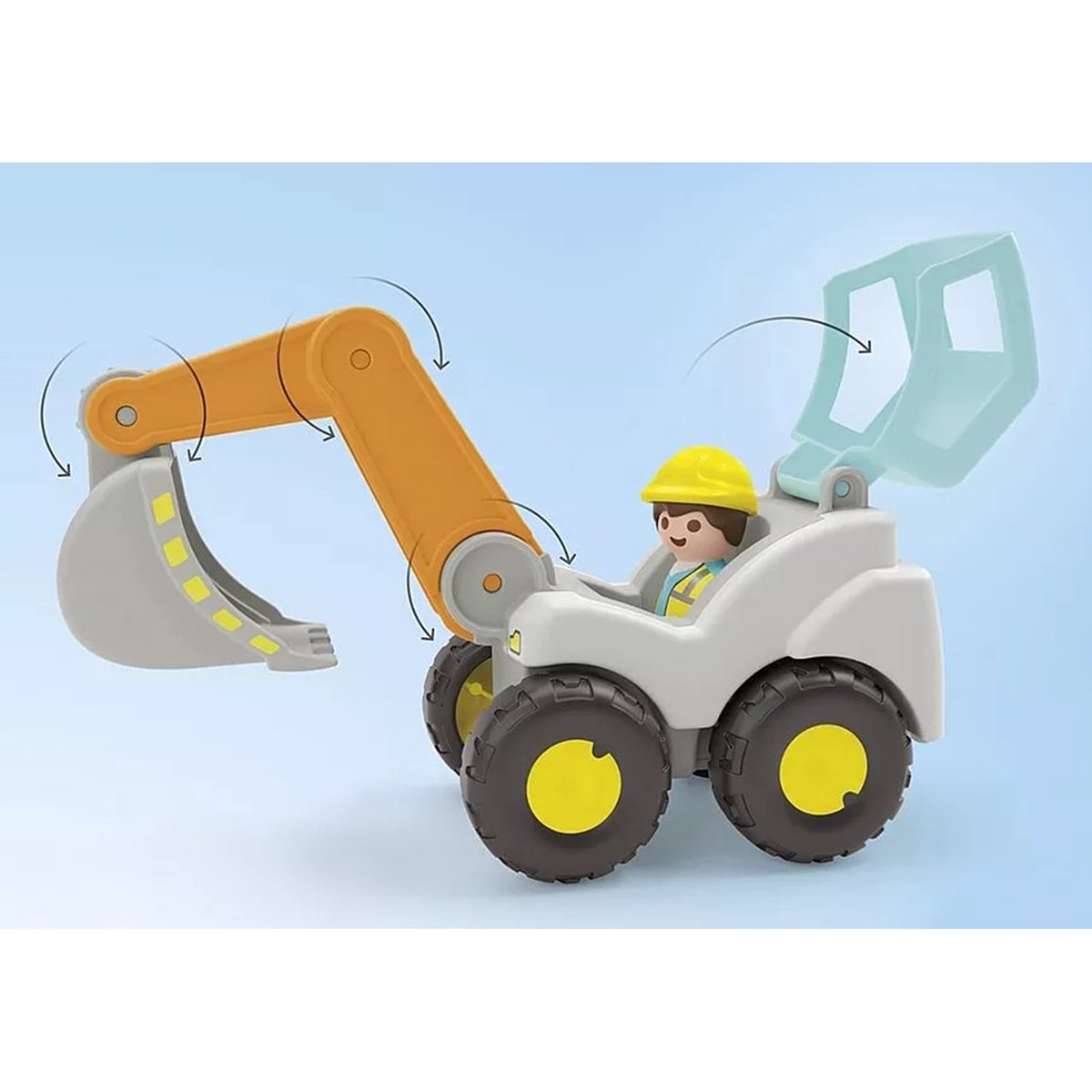 Junior Pelleteuse multicolore, PLAYMOBIL