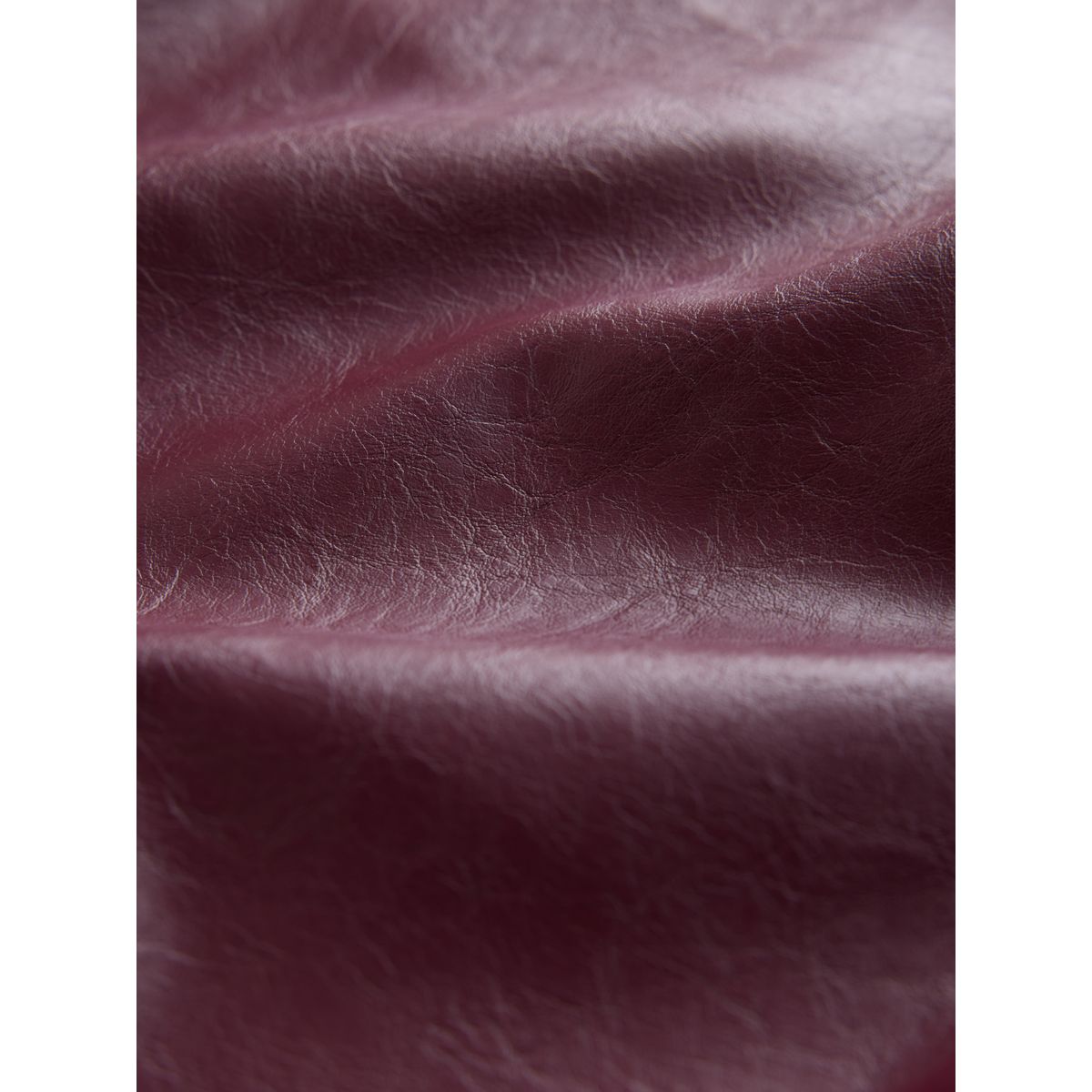 Jupe kilt mi-longue en similicuir rouge bordeaux, NEXT